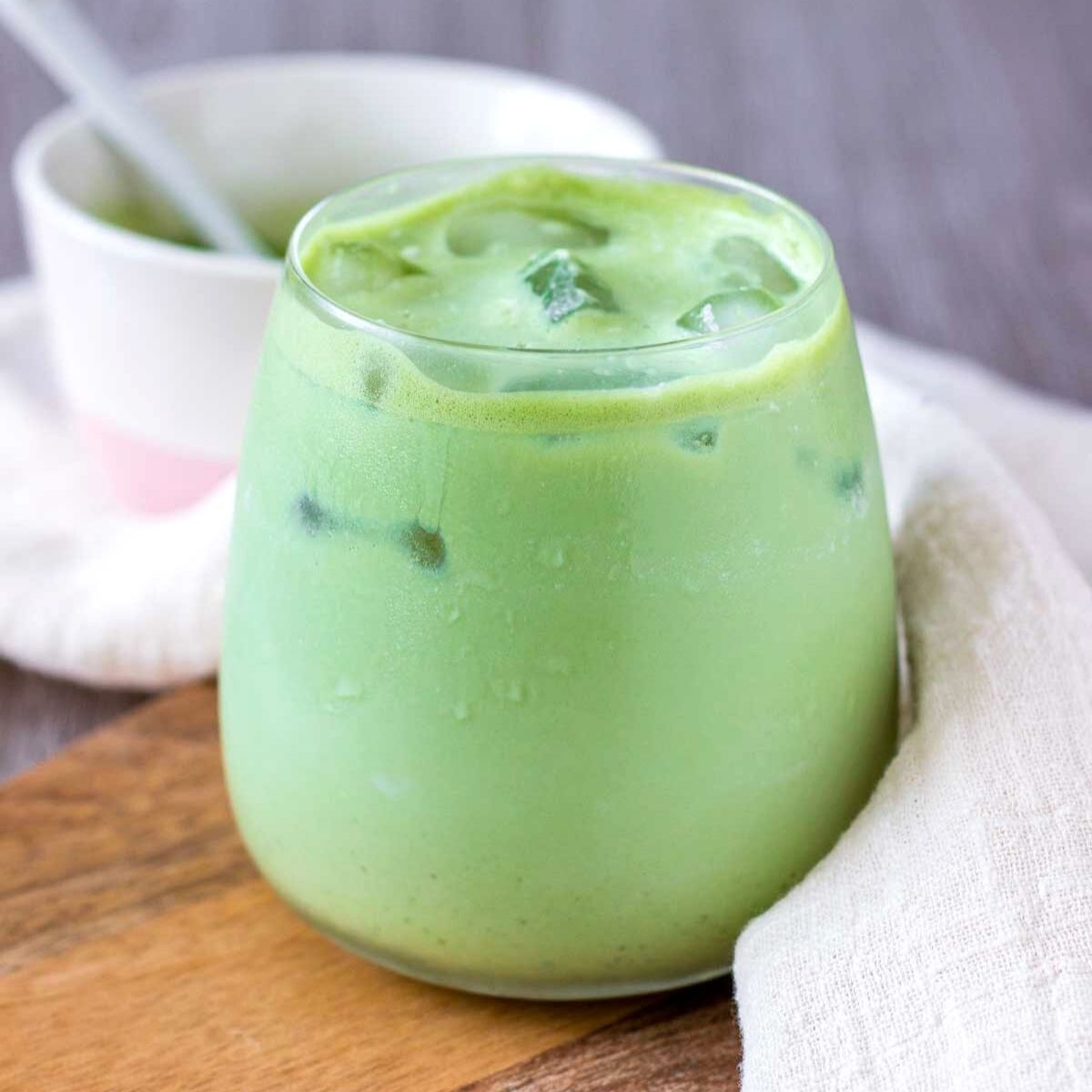 Iced Coconut Matcha Latte