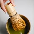 bamboo whisk or electric milk frother