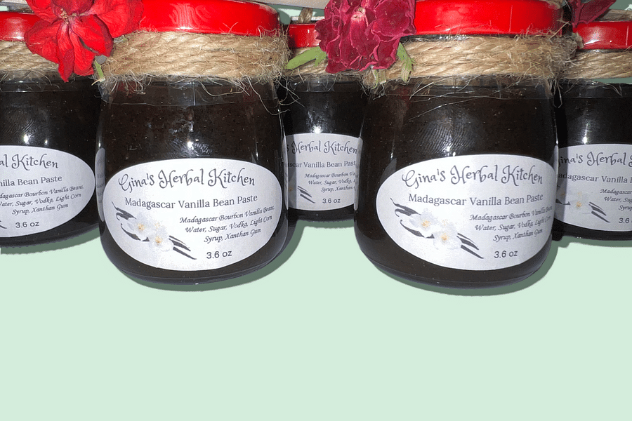 vanilla bean paste jar