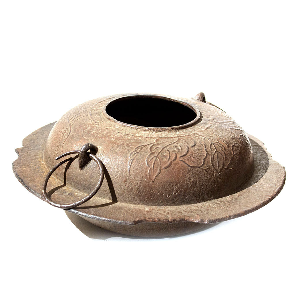 Japanese iron tea kettle kama