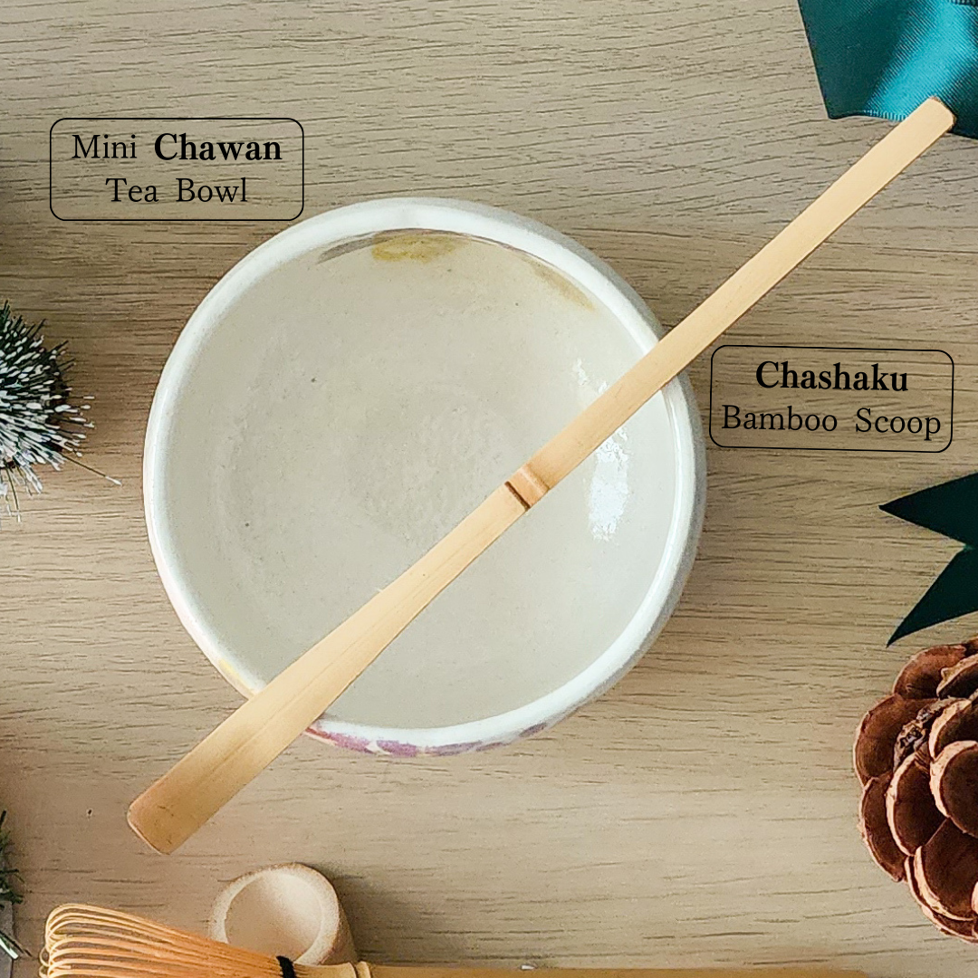 matcha bamboo scoop chashaku