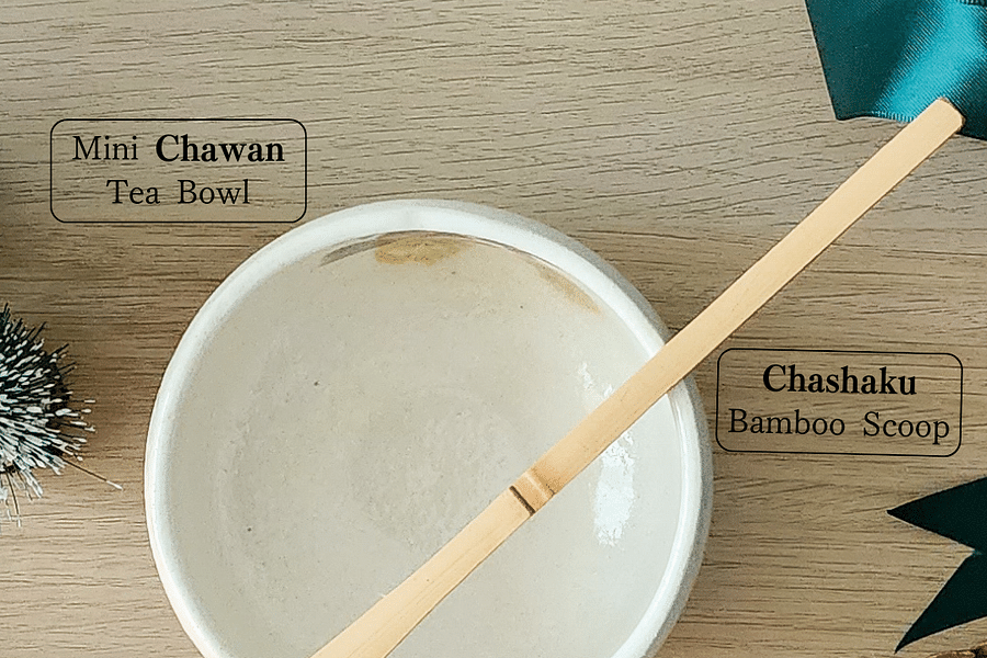matcha bamboo scoop chashaku