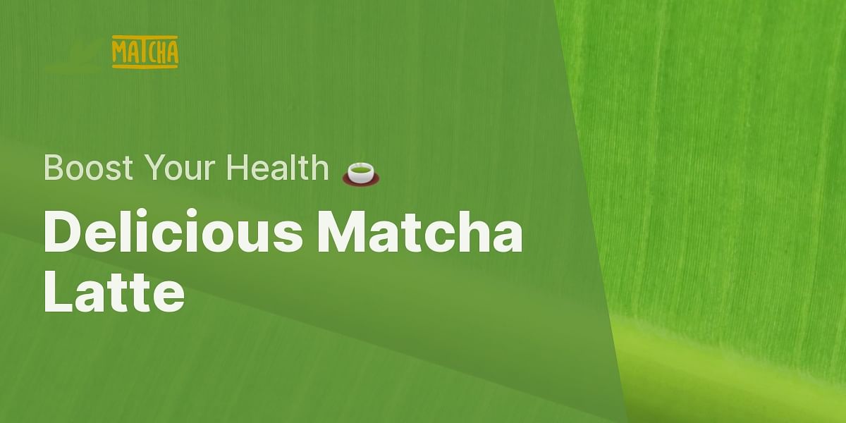 Healthy Matcha Latte Recipe Matcha Lattes